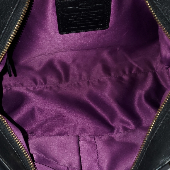 Coach Black Leather Madison Pinnacle Carrie Satchel - Picture 13 of 17